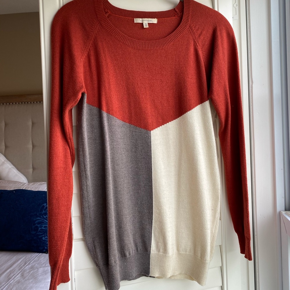 41 Hawthrone XS Sweater with Geometric Pattern